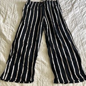 H&M Striped Pull On Pants